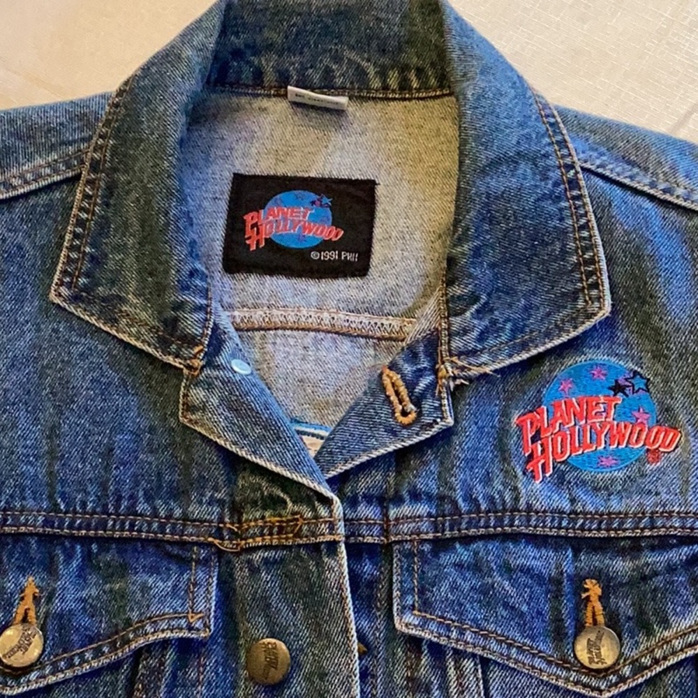 Orlando, Florida Planet Hollywood denim jacket.
